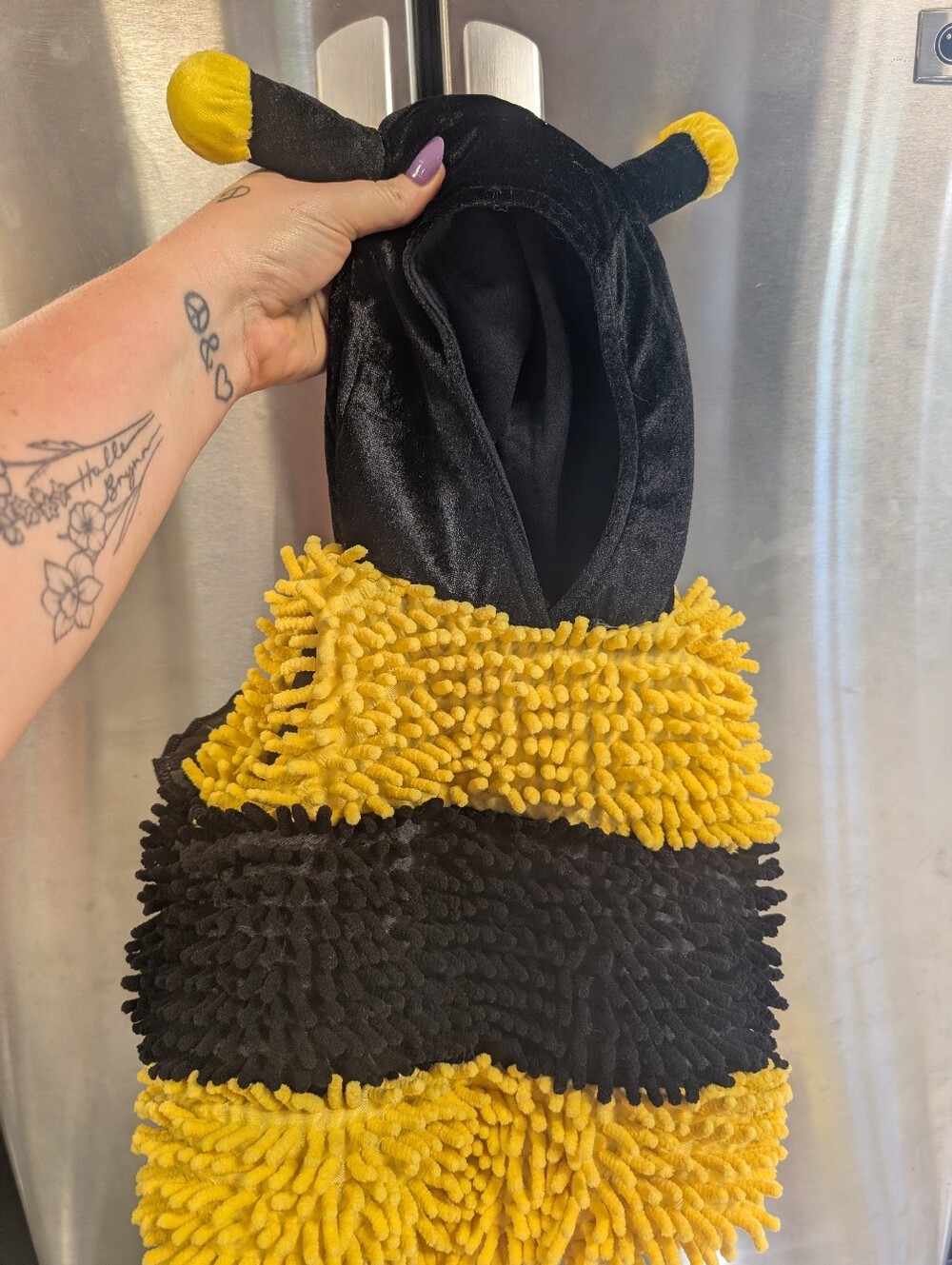 Plush Bumblebee Baby Costume